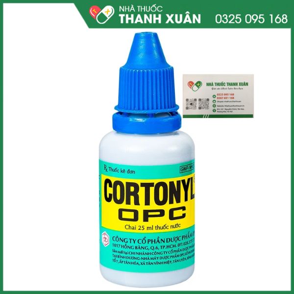 Cortonyl OPC - Trợ tim, ngất do suy tim. Mất ngủ, lao lực, an thần